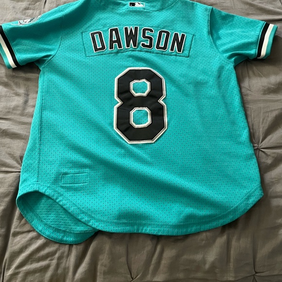 Florida Marlins BP Jersey Andre Dawson Medium - Picture 2 of 2